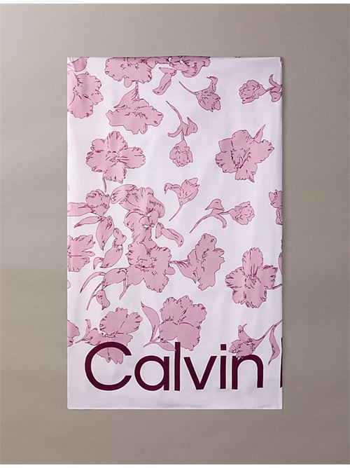 allover floral square scarf CALVIN KLEIN | LV04F8094G8Z6